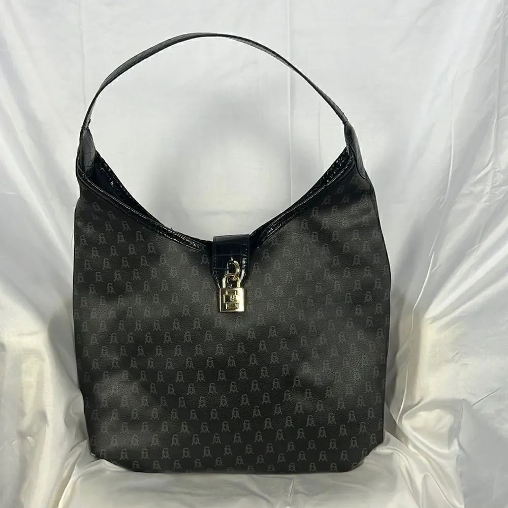 Steve Madden black and gold Handbag